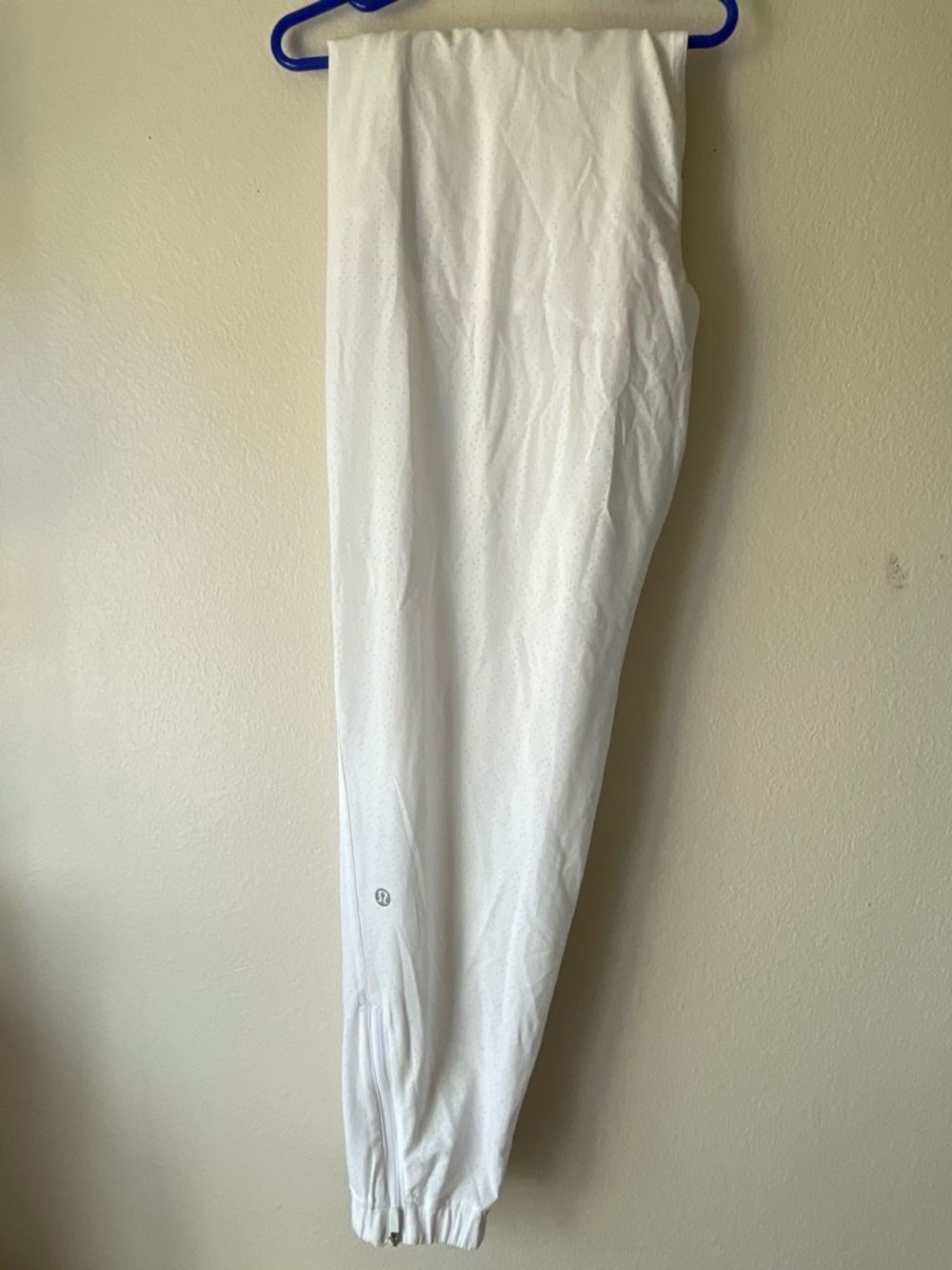 lululemon athletica White Perforated Track Joggers